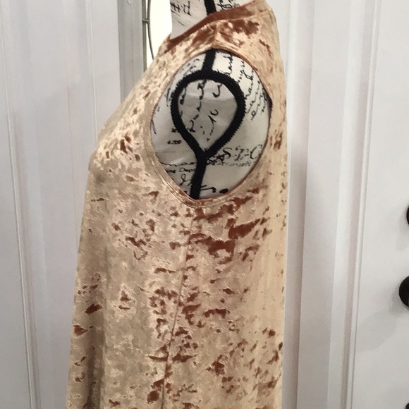 🆕 FOREVER 21 Velour Mock Neck Sleeveless Mini Dress - Picture 7 of 13